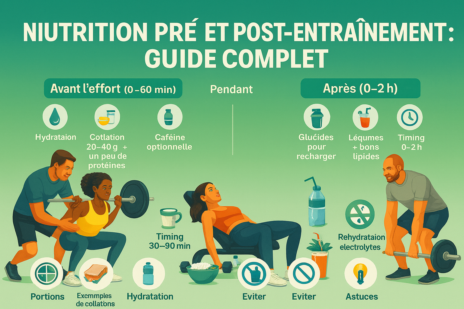 Nutrition pré et post-entraînement : Le guide complet - Anthony Lettieri Coach Luxembourg